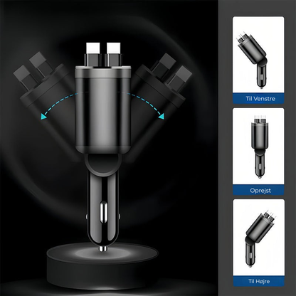 SmartcarAdapter l Fast charger for the car with starry sky mood lighting