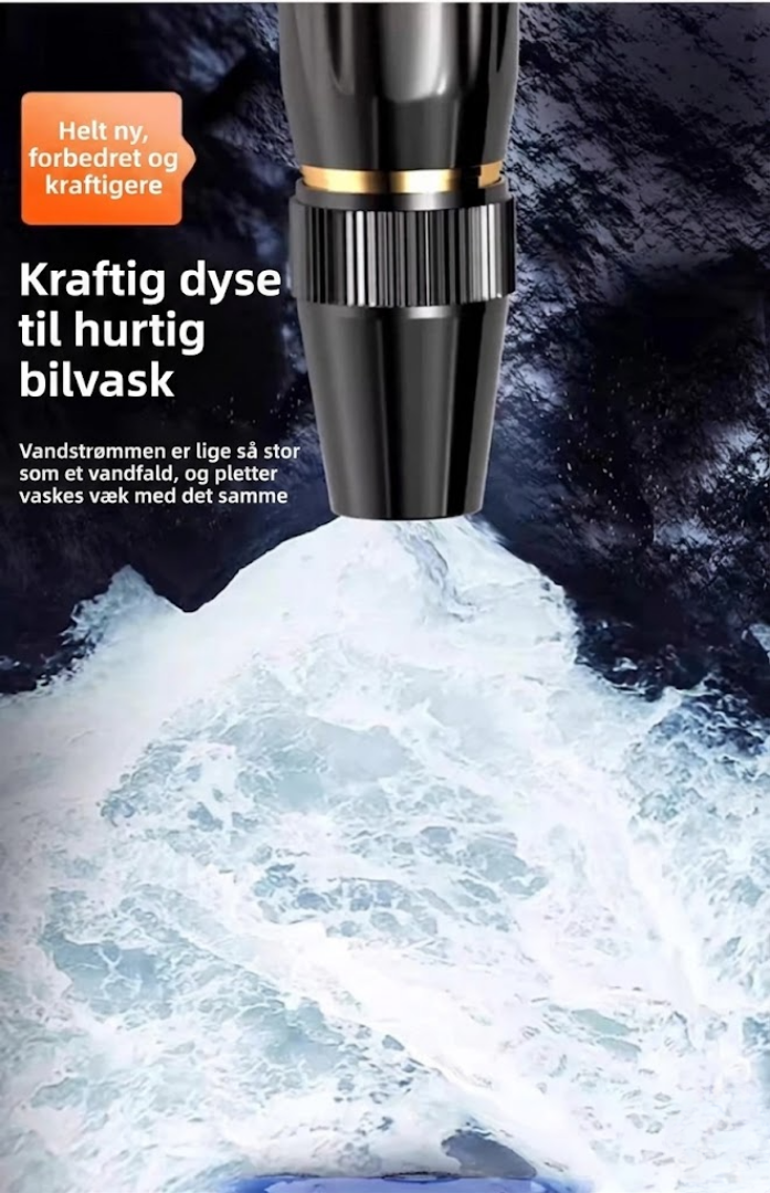 RenJet™ Højtryks Rengøringspistol med gratis 5 meters slange og 4 connectors