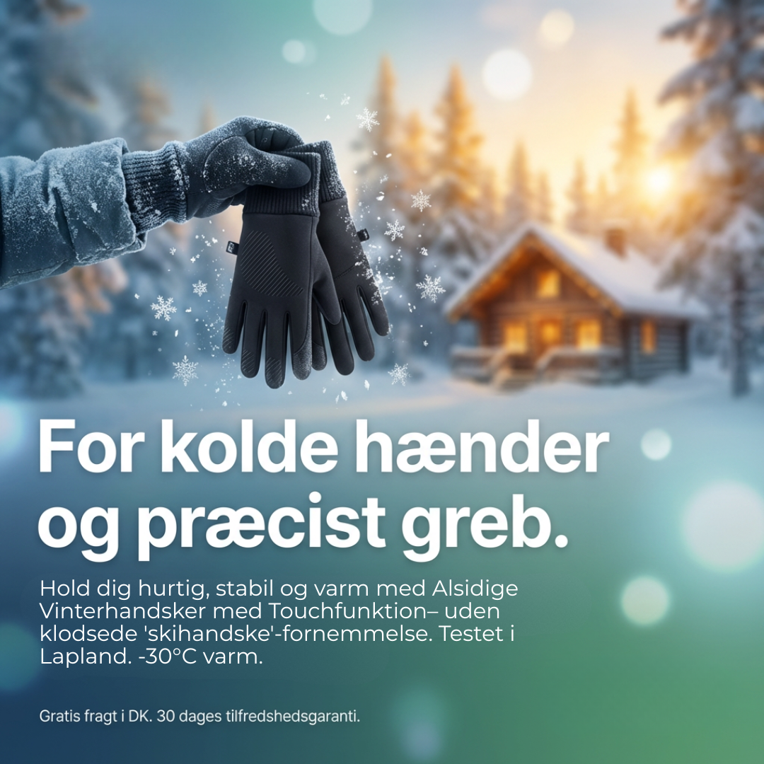 Alsidige Vinterhandsker med Touchfunktion