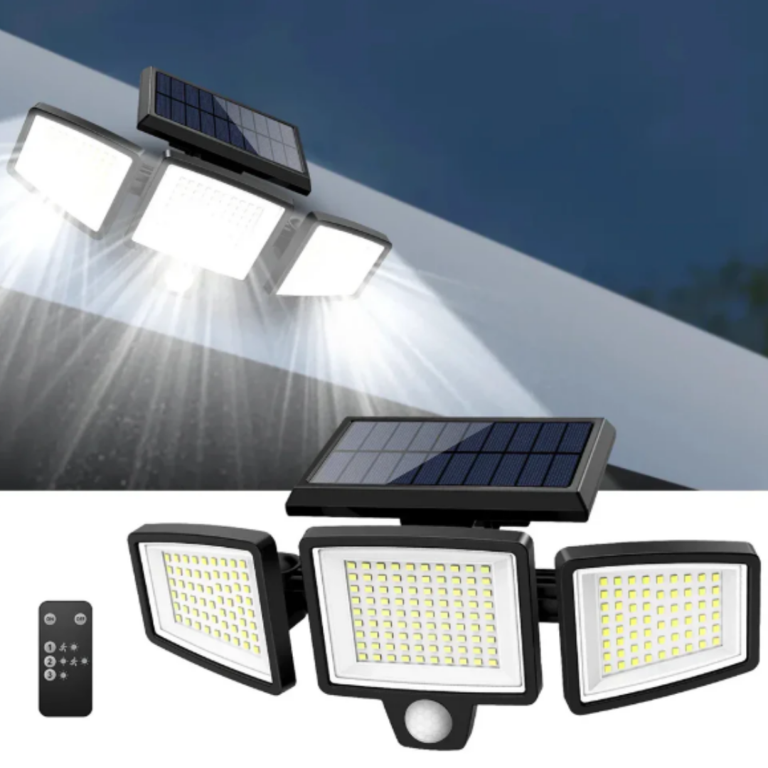 SolLys Pro – Udendørs LED-Væglys med Bevægelsessensor