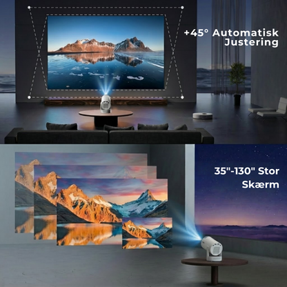 Hjemkino™ HD Smartbeamer - Netflix direkte på væggen.