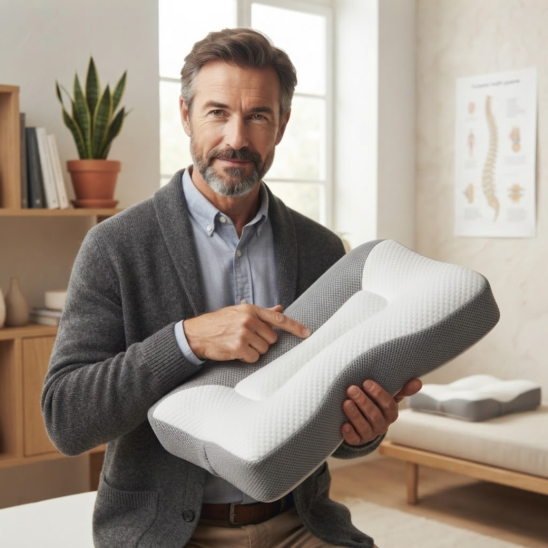 SovKomfort™ Ergonomisk pude med forhøjet kant