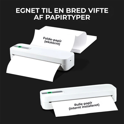 PrintGo™ l Mini Bærbar Bluetooth-printer