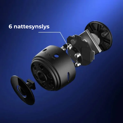 Trådløst bakkamera til bil - Trådløs, uden Wi-Fi, magnetisk og vandtæt