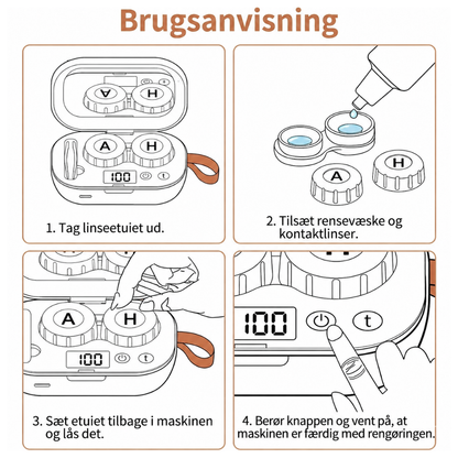 SonicLins™ Ultrasonisk kontaktlinserenser