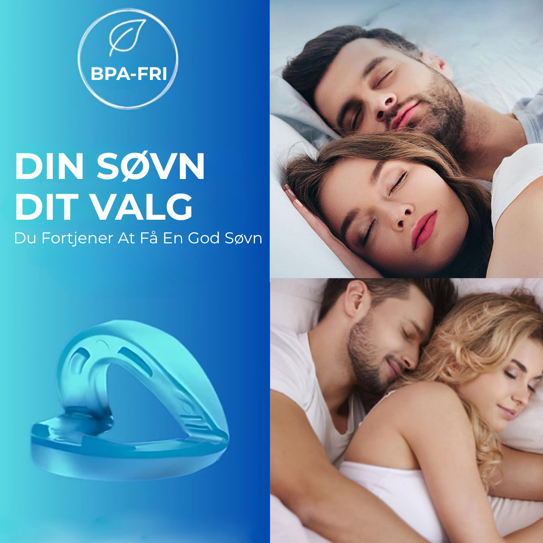 SnorkStopper™ | Slip af med snorken og søvnløse nætter – få rolig og dyb søvn på kun én nat!