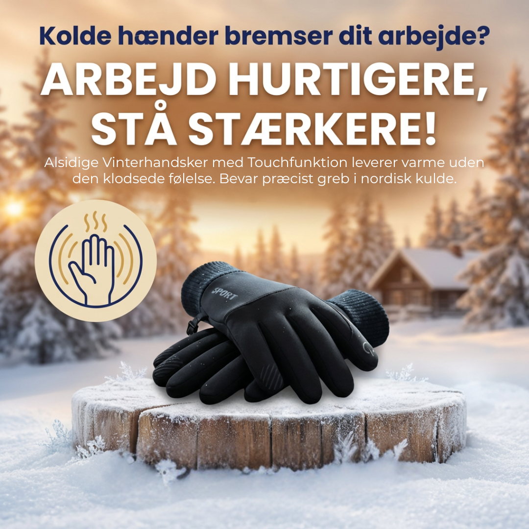 Alsidige Vinterhandsker med Touchfunktion