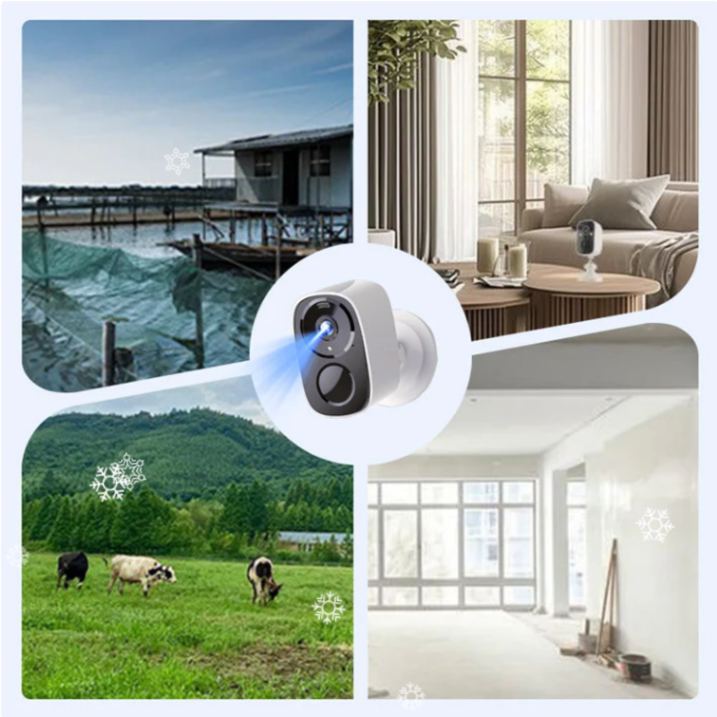 Vandtæt Udendørs Overvågningskamera
