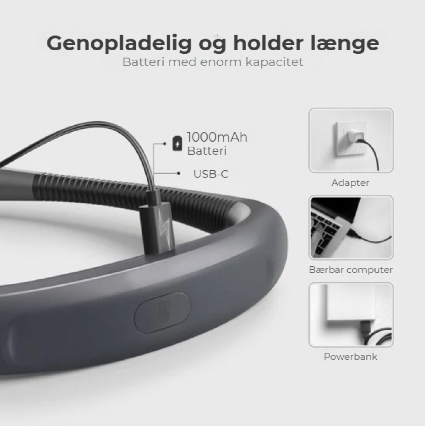 Hals-læselampe™ | Gør læsning og arbejde komfortabelt og hands-free