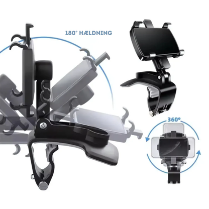 PhoneHold™ | 360° Justerbar  - Dashboard Mobilholder