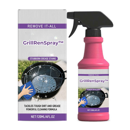 GrillRenSpray™ – Hurtigtvirkende fedtfjerner til grillen – ren grill på 60 sekunder