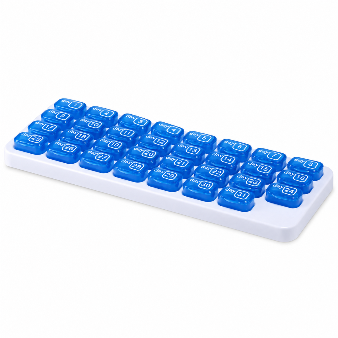 PilleBox™ | Overblik over din medicin - hele måneden, overalt og altid