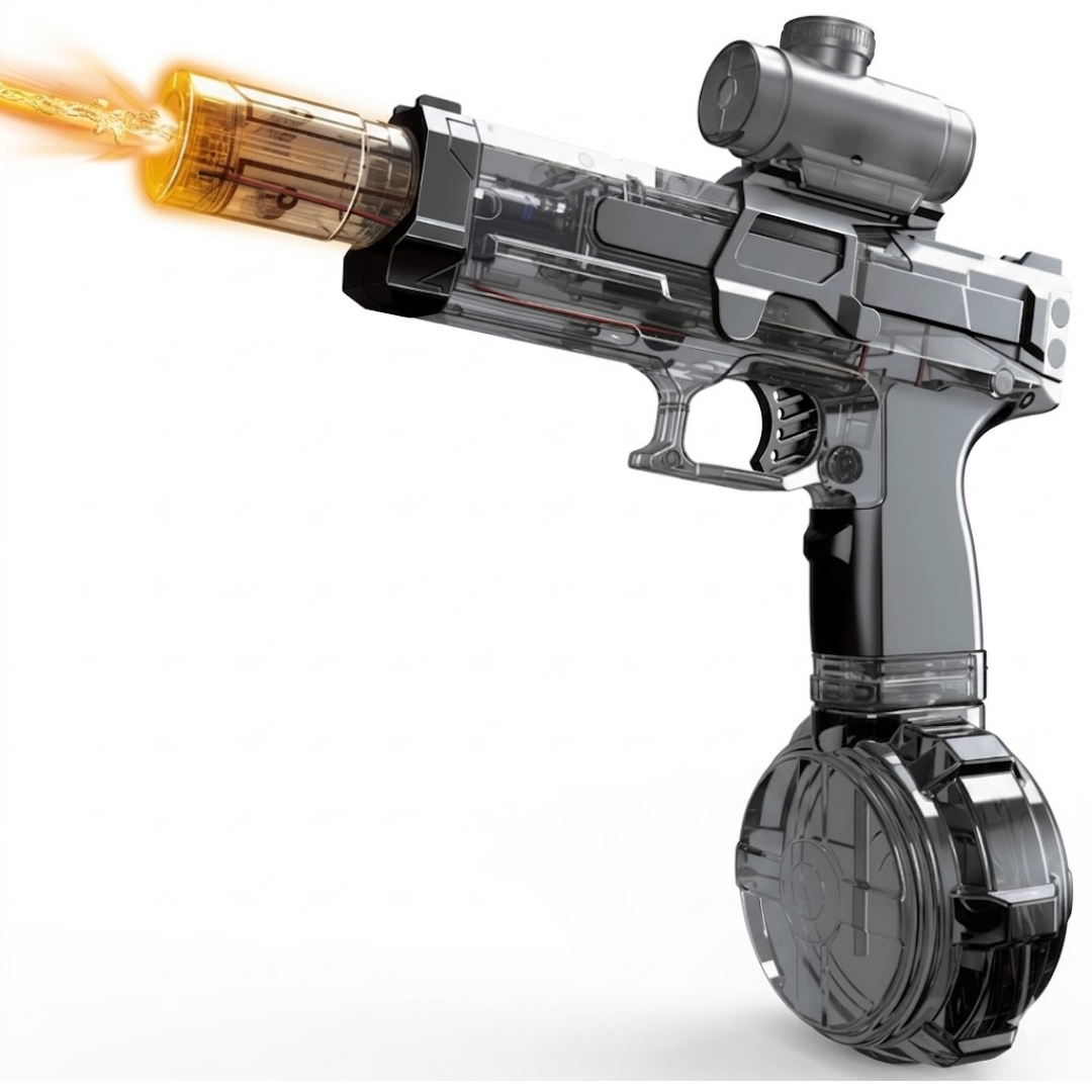 SplashGun - Skyder 10 meter, lyser i mørket, holder i timevis