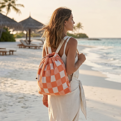 StrandPak™ 2-i-1 strandtaske og håndklæde i ét