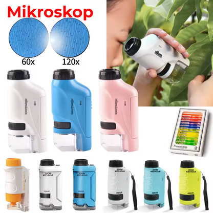 MikroZoom™ | Opdag Det Usynlige – Håndholdt Mikroskop til Børn