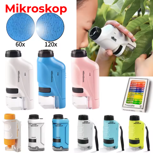 MikroZoom™ | Opdag Det Usynlige – Håndholdt Mikroskop til Børn