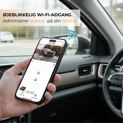 Dashcam med nattesyn | Gå Ikke Glip af Noget — 1080P Dashcam med 360° View