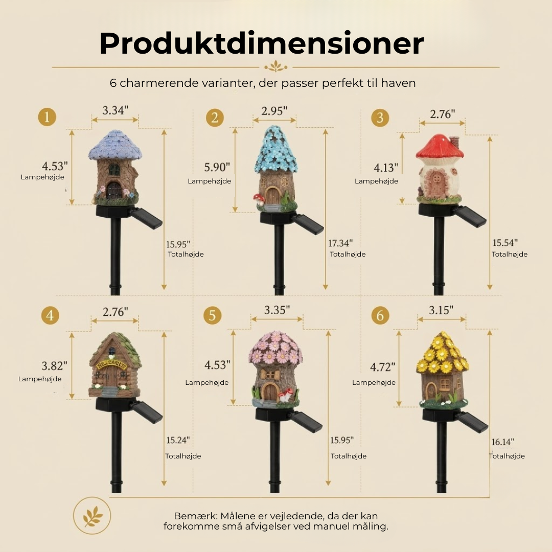 EventyrLys™ | Solcellelys der forvandler din have til et eventyr