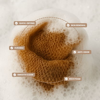 GlødNet™ | African Exfoliating | Net Sponge | 1+1 GRATIS