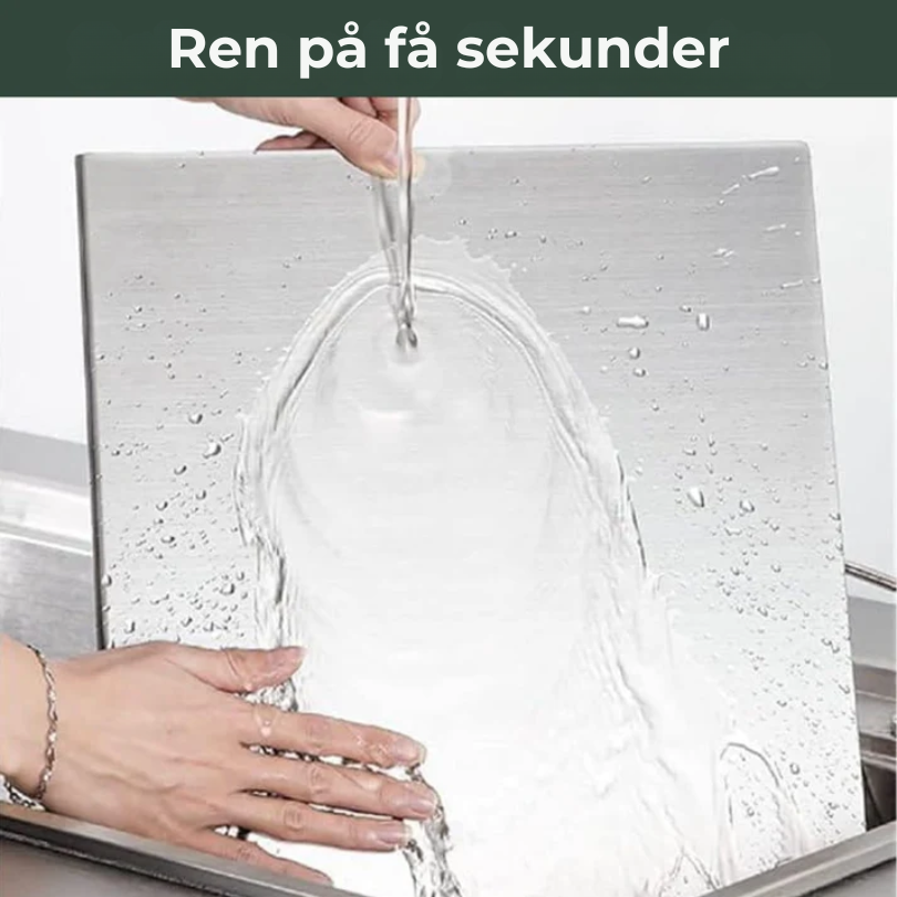 ChefBræt™ – Professionelt skærebræt i rustfrit stål – uden PFA'er