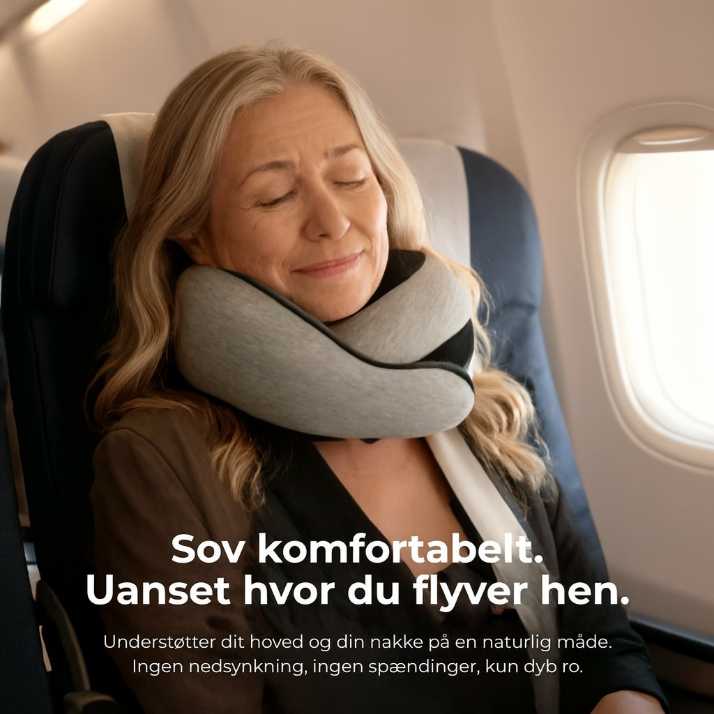 Lykke Rejsepude med nakkestøtte