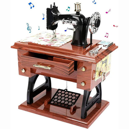 SyMusik™ Retro symaskine musikdåse