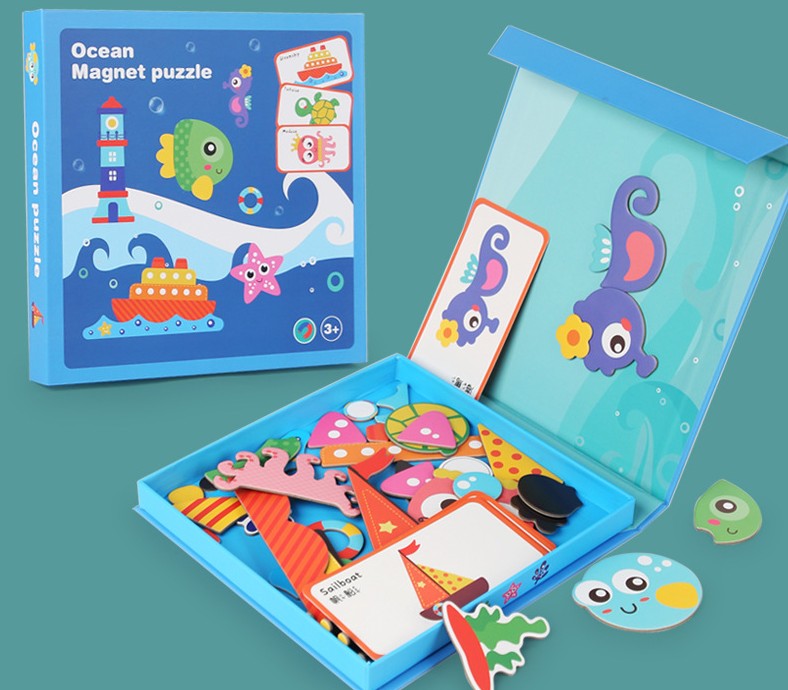 AnsigtsLeg l Læringspuslespil om ansigtsudtryk til børn