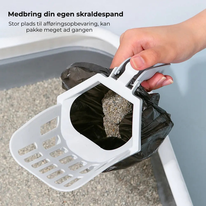 KattesandSke™ l Lyserød Kattegrusskovl