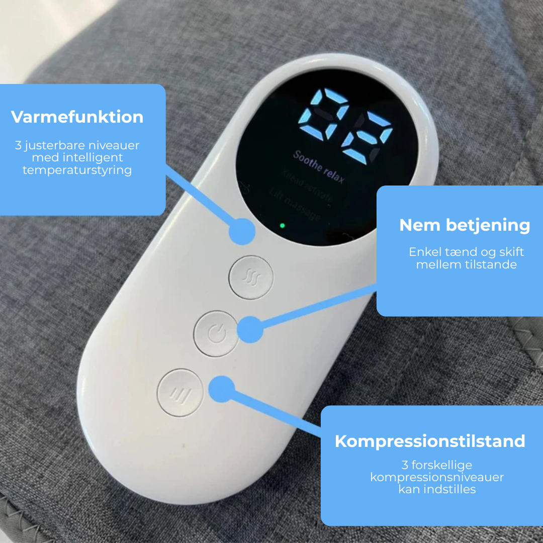BenFlow™ Trådløst massageapparat til tunge og smertende ben – bedre cirkulation på 15 min