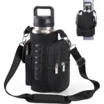 MagniBottle™ Magnetisk vandflaskeholder til fitnesscenter med telefonlomme