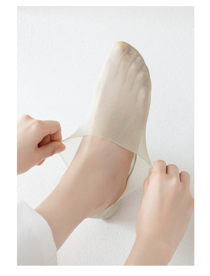 UsynligKomfort™ - No Show Tynde Sokker (1 stk. indeholder 5 par sokker) (size 33-38)
