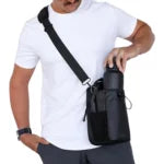 MagniBottle™ Magnetisk vandflaskeholder til fitnesscenter med telefonlomme