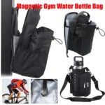 MagniBottle™ Magnetisk vandflaskeholder til fitnesscenter med telefonlomme
