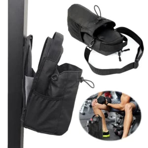 MagniBottle™ Magnetisk vandflaskeholder til fitnesscenter med telefonlomme