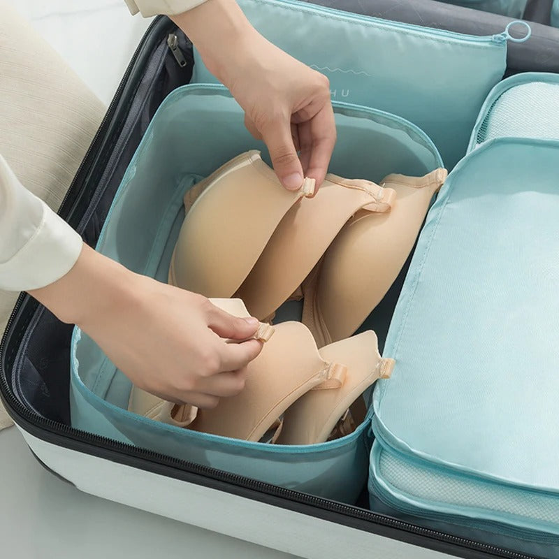 Ordeni™ TravelOrganizer: Vandtæt Rejsetaske Organizer Sæt