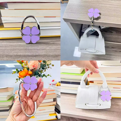 CloverGrip – Elegant Taske Krog med Firekløver Design