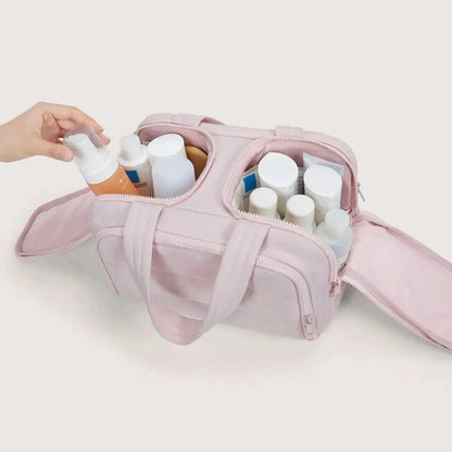 PlejePak™  4-i-1 toilettaske – alt til din pleje, altid organiseret
