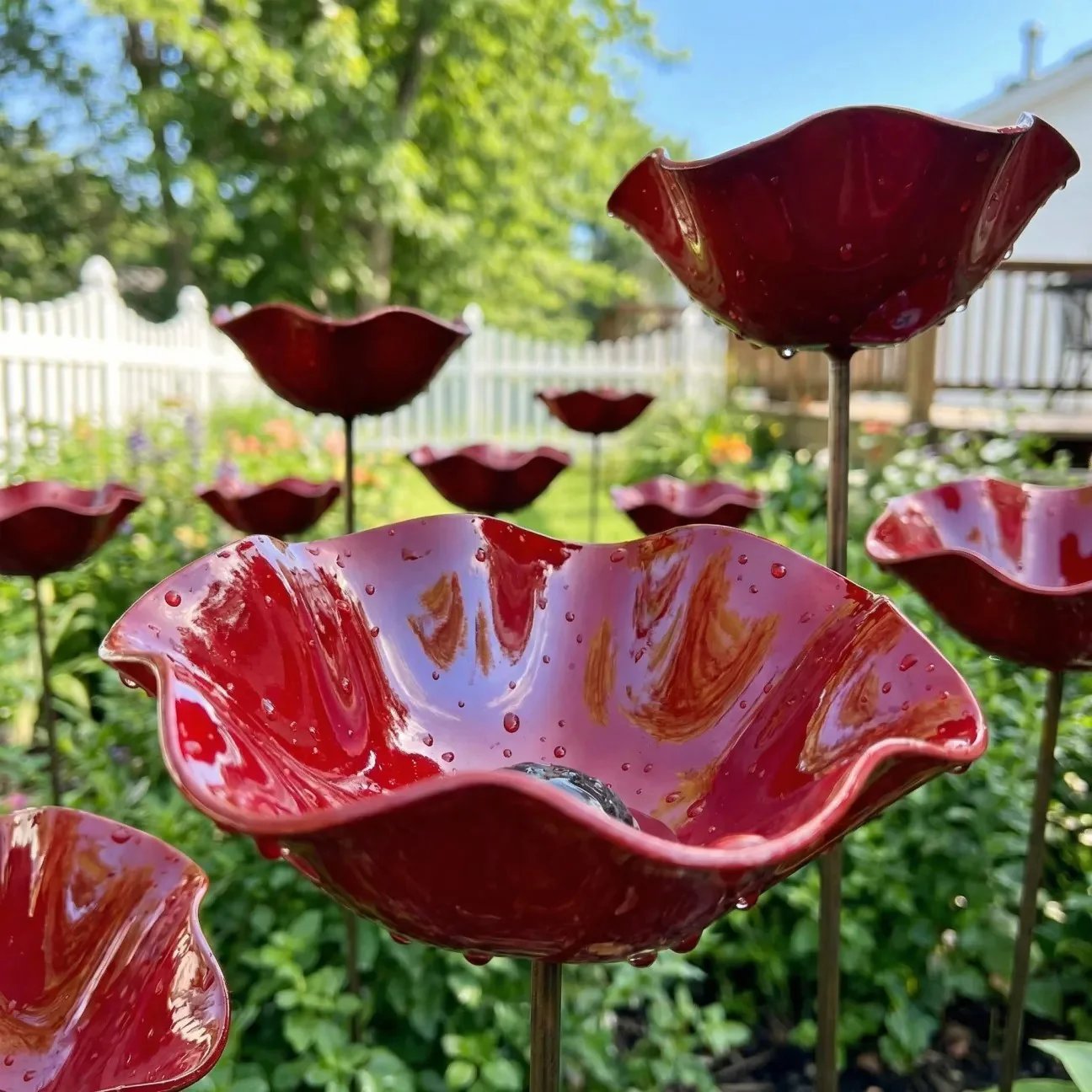 HaveFugl™ – Blomsterformet fuglebad