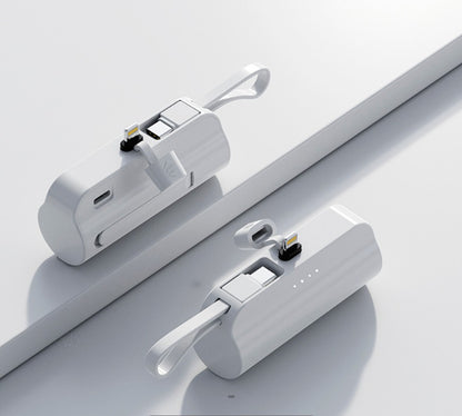 PocketBank™ – Dobbelt powerbank med indbygget kabel
