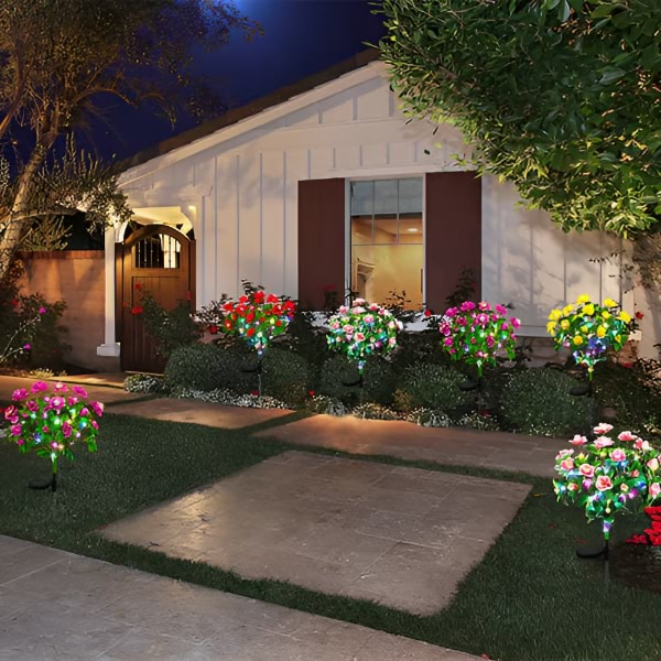 SolBlomst™ Solardrevne LED blomsterbuske