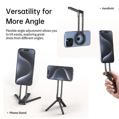 MagniPod™ – Magnetisk Smartphone Tripod med Karabiner