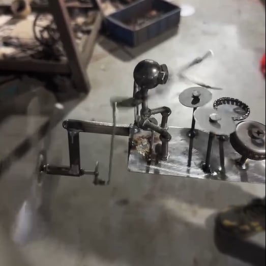 RockVind™ Håndlavet metal vindspil