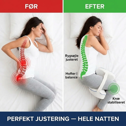 KnæFred™ Den ergonomiske støtte til en bedre nattesøvn