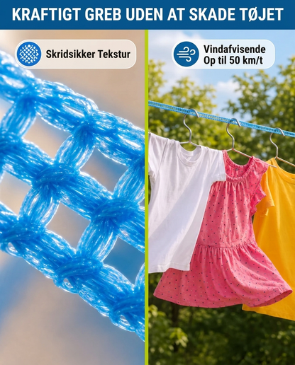 VindLine™ Vindtæt og skridsikker tøjsnor