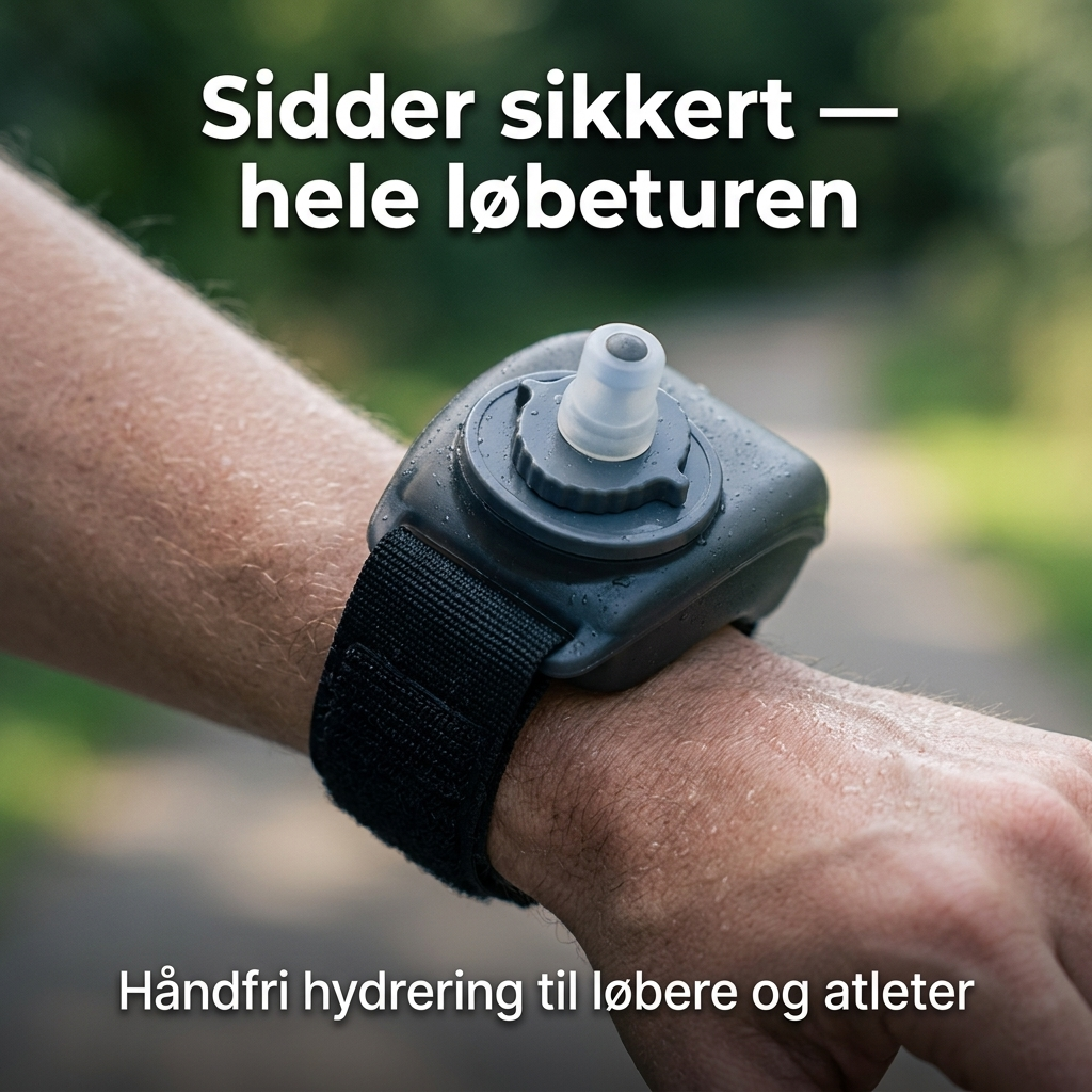 PolsFlaske™ Den lette håndfri vandflaske til løb og træning
