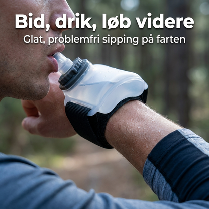 PolsFlaske™ Den lette håndfri vandflaske til løb og træning
