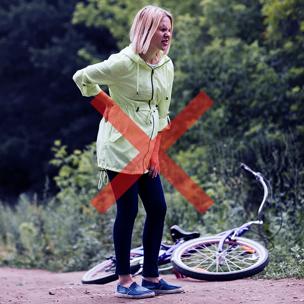 CykelKomfort™ Ekstra bred ergonomisk cykelsadel med dobbelt affjedring