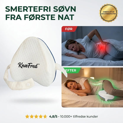 KnæFred™ Den ergonomiske støtte til en bedre nattesøvn