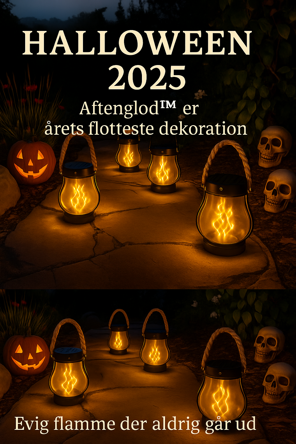 Aftenglod™ – Lanterne med realistisk flammeeffekt