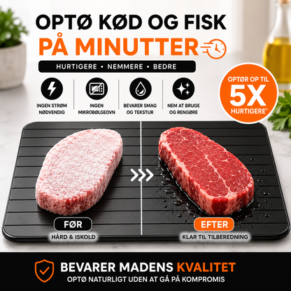 OptøPlade™ Optø kød og fisk på minutter